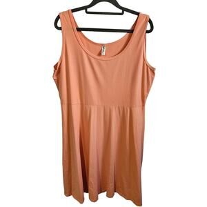 Herou Women's Casual Dress Pale Coral 2X